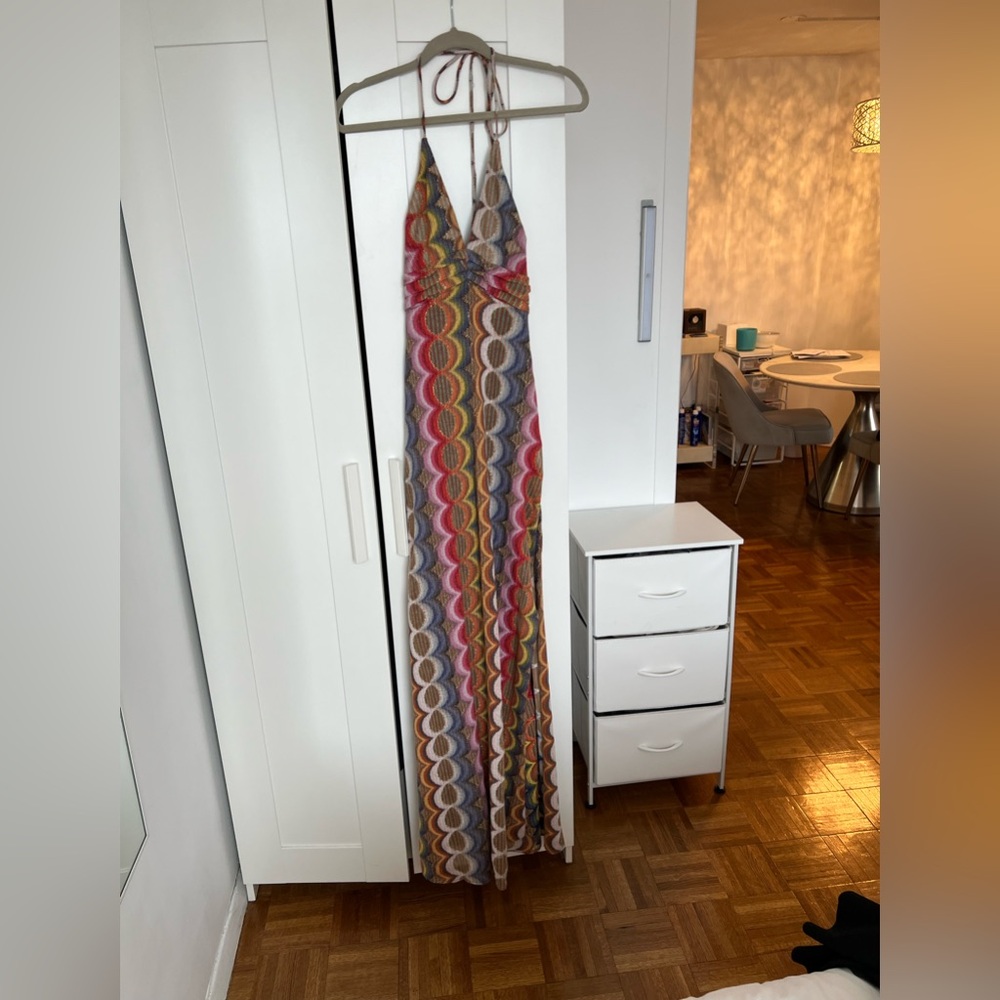 Ramy Brook never worn
Myrtle Slit Maxi Dress × 1
A0322325 / RAINBOW KNIT / L